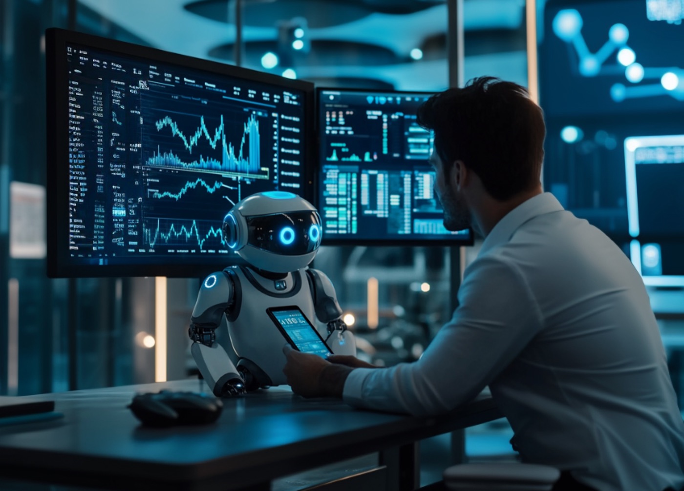 Yatırımcı ve trade robotu